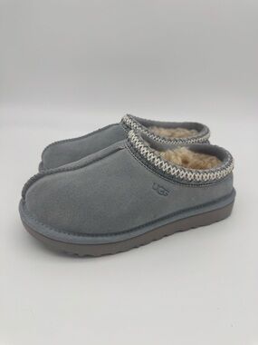 UGG Tasman Women’s size 6 Light Baby Blue Suede Slipper Shoes 5955 slip on